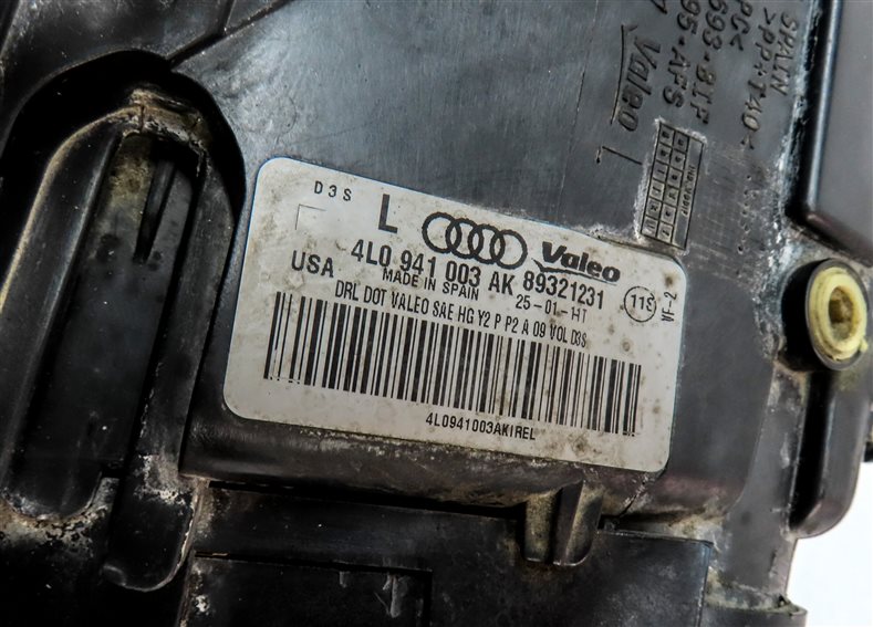 Thumbnail 10: 2010-2015 AUDI Q7 (4L) LEFT DRIVER XENON HID HEADLIGHT LIGHT LAMP (NON AFS)