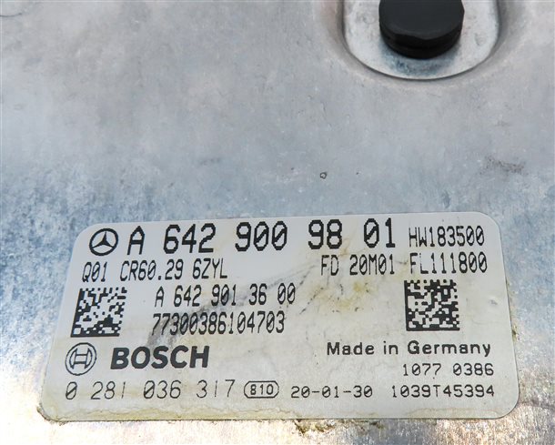 Thumbnail 5: 10-12 MERCEDES E GL ML R (W164 W212 W251 X164) 3.0L DIESEL ENGINE CONTROL MODULE