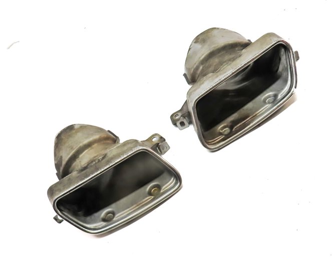 Thumbnail 3: 2011-2013 MERCEDES E350 (W212) BLUETEC DIESEL REAR MUFFLER EXHAUST TIP SET
