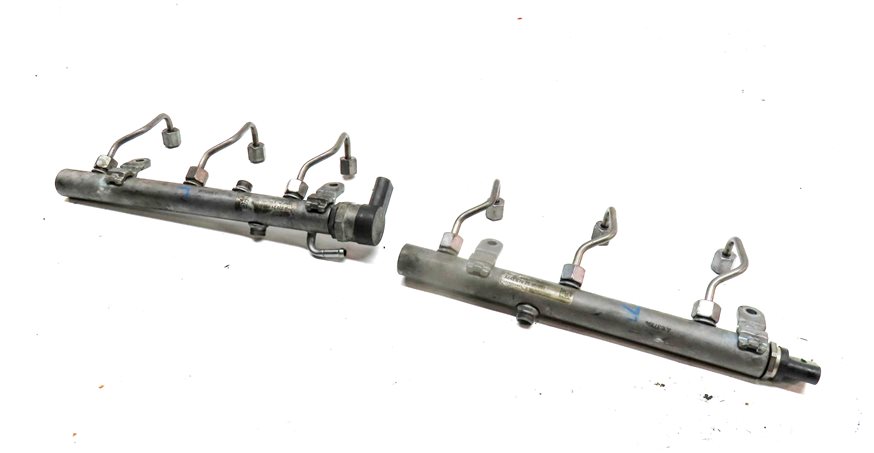 2012 MERCEDES E350 (W212) 3.0L DIESEL (OM642) ENGINE FUEL RAIL w/LINES SET/2