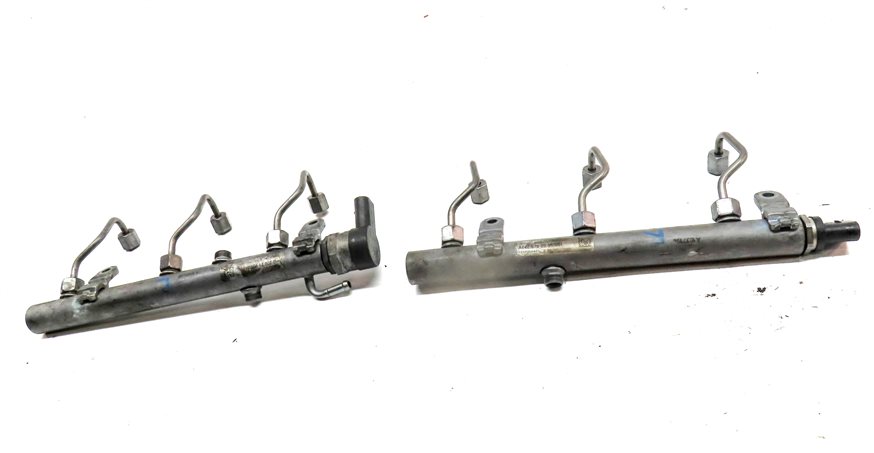 Thumbnail 2: 2012 MERCEDES E350 (W212) 3.0L DIESEL (OM642) ENGINE FUEL RAIL w/LINES SET/2