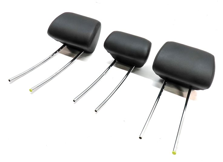 10-16 MERCEDES E CLASS W212 C207 REAR LEFT CENTER RIGHT HEADREST SET/3 (Black)