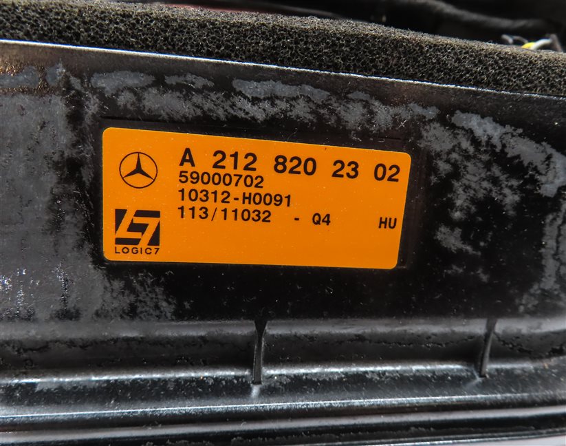 Thumbnail 8: 2012 MERCEDES E350 (W212) RADIO STEREO AUDIO LOGIC 7 SOUND SYSTEM SPEAKER SET/2