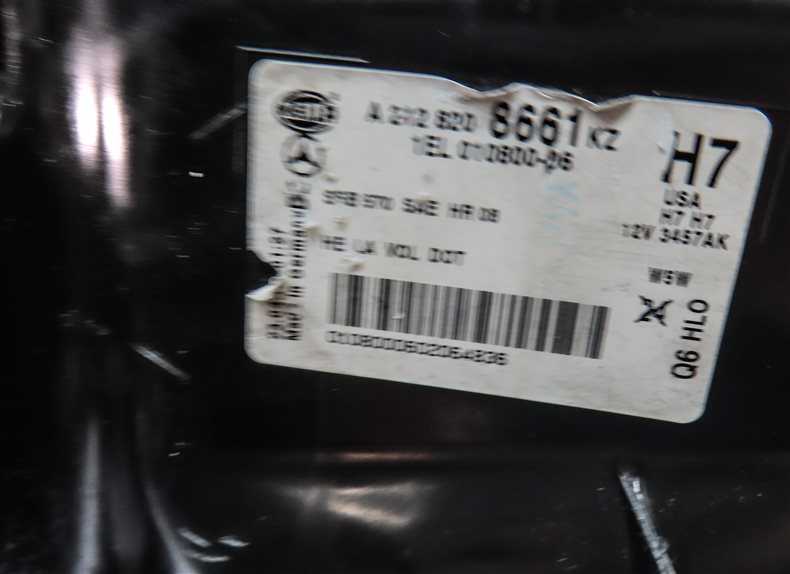 Thumbnail 6: 2010-2013 MERCEDES BENZ E300 E350 E400 E550 (W212) RIGHT HALOGEN HEADLIGHT LAMP