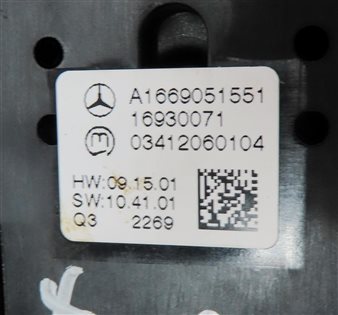 Thumbnail 6: 2013 MERCEDES GL350 (X166) SUSPENSION HEIGHT LEVEL HILL DESCENT SWITCH BUTTON