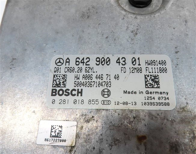 Thumbnail 5: 12-14 E GL ML S R (W212 W166 X166 W221 W251) 3.0L DIESEL ENGINE CONTROL MODULE