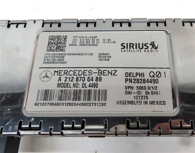 Thumbnail 5: 2013 MERCEDES GL350 (X166) SIRIUS SATELLITE RADIO CONTROL MODULE