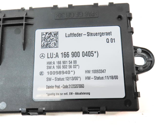 Thumbnail 5: 2013 MERCEDES GL350 (X166) AIR SUSPENSION AIRMATIC CONTROL MODULE
