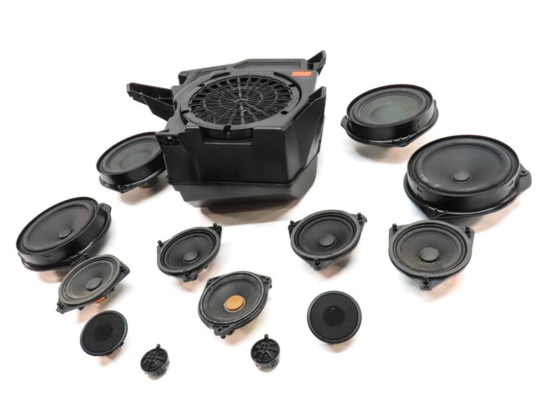Thumbnail 2: 2013 MERCEDES GL350 (X166) STEREO LOGIC 7 AUDIO SOUND SYSTEM SPEAKER SET/14