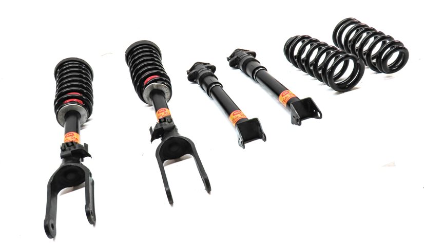 Thumbnail 3: 13 MERCEDES GL350 (X166) SM GLIDE RIDE FRONT/REAR SHOCK STRUT COIL SPRING SET/6