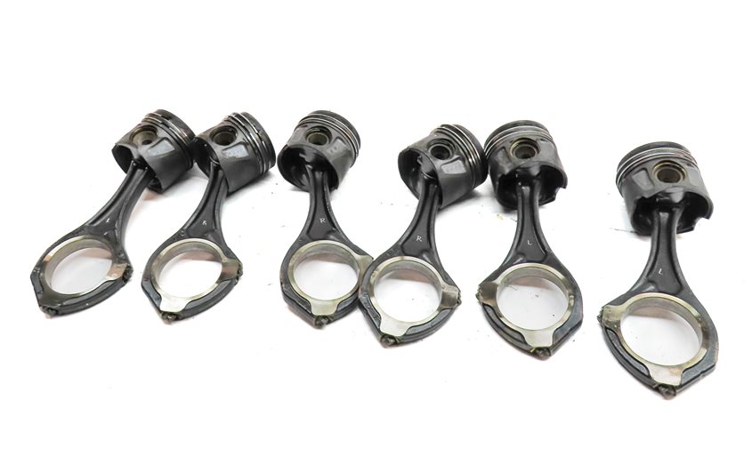 Thumbnail 4: 2013 MERCEDES GL350 (X166) 3.0L DIESEL (OM642) ENGINE MOTOR PISTON & ROD SET/6