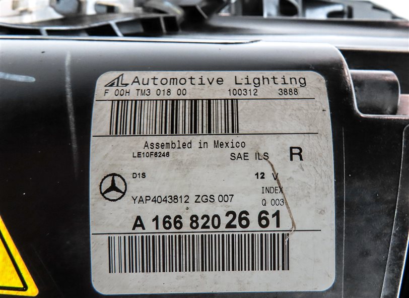Thumbnail 7: 2013-2016 MERCEDES GL350 GL450 GL550 (X166) RIGHT XENON HID HEADLIGHT LIGHT LAMP