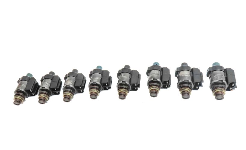 Thumbnail 2: 04-18 MERCEDES C CL E GL G ML S SLK 722.9 TRANSMISSION VALVE BODY SOLENOID SET-8