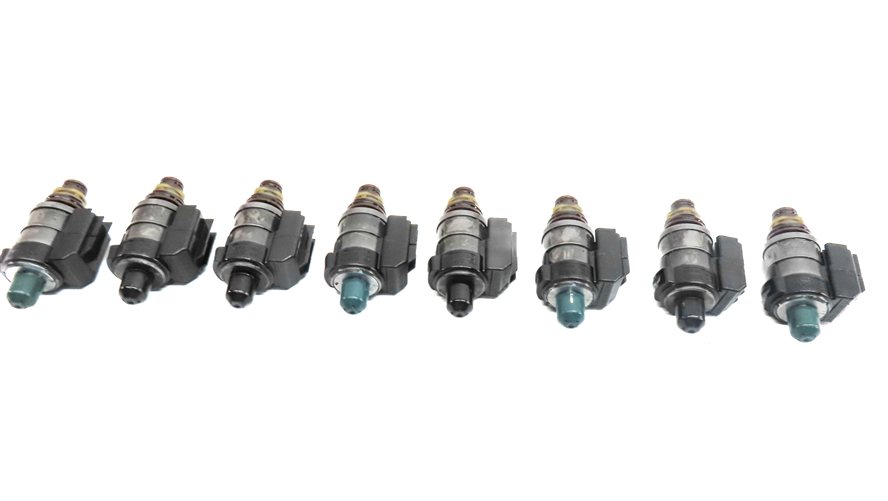 Thumbnail 5: 04-18 MERCEDES C CL E GL G ML S SLK 722.9 TRANSMISSION VALVE BODY SOLENOID SET-8