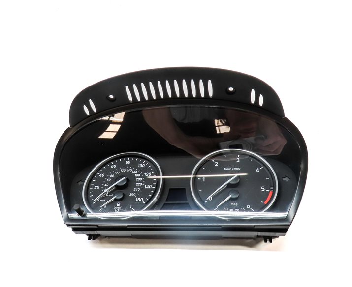 Thumbnail 3: 11-13 BMW X5 (E70) 3.0L M57 DIESEL SPEEDOMETER INSTRUMENT GAUGE CLUSTER (186k)