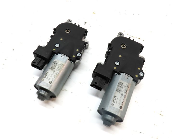 04-13 BMW X5 E53 E70 04-11 X3 (F25) PANORAMIC GLASS SUNROOF SUN ROOF MOTOR SET 2