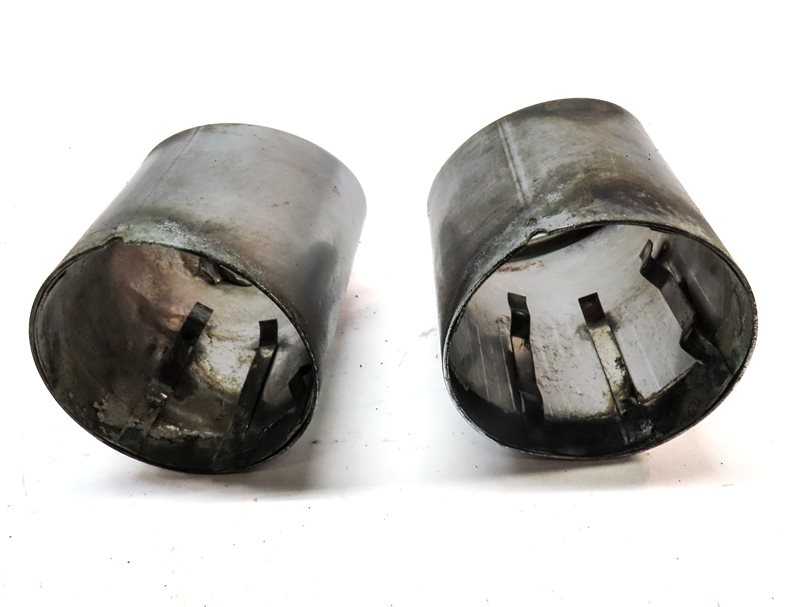 Thumbnail 5: 2009-2010 BMW X5 E70 REAR LEFT & RIGHT DIESEL MUFFLER EXHAUST PIPE TIP SET/2