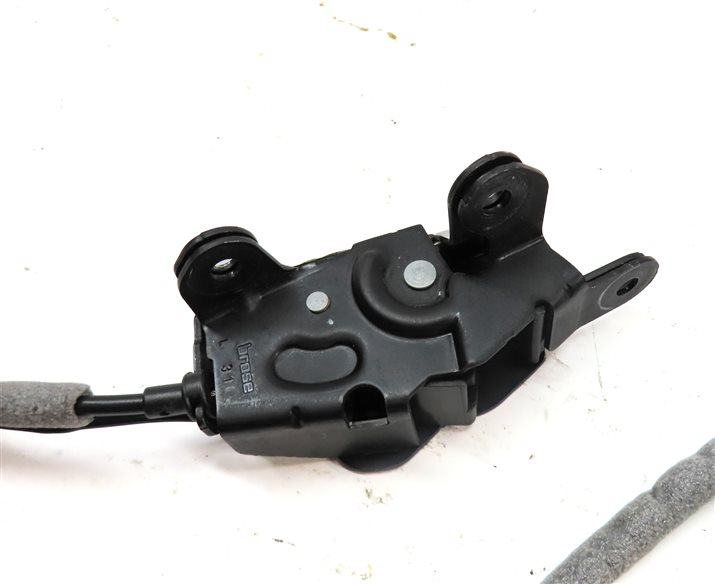 Thumbnail 10: 10 BMW X5 E70 FRONT HOOD LID LOWER SAFETY CATCH HOOK RELEASE HANDLE LATCH SET/3