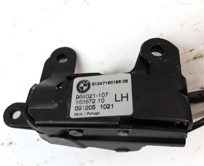Thumbnail 11: 10 BMW X5 E70 FRONT HOOD LID LOWER SAFETY CATCH HOOK RELEASE HANDLE LATCH SET/3