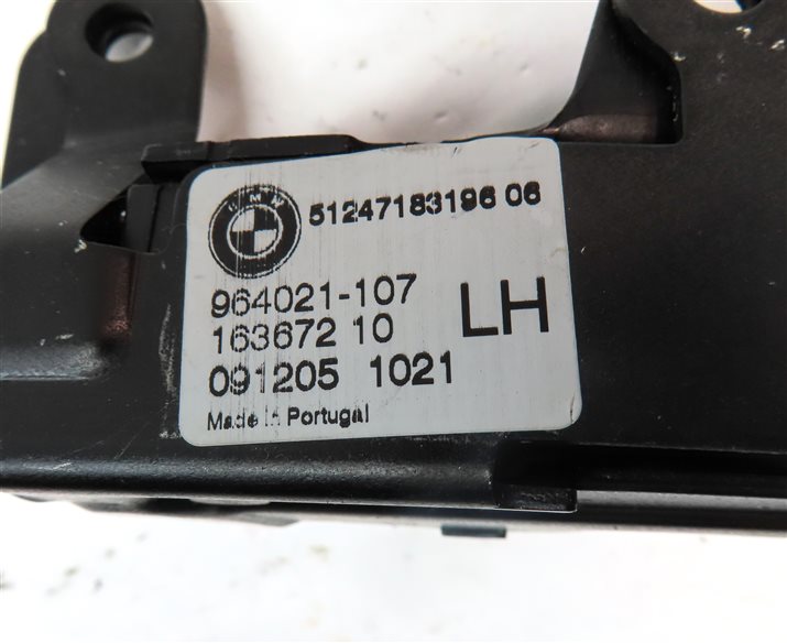Thumbnail 12: 10 BMW X5 E70 FRONT HOOD LID LOWER SAFETY CATCH HOOK RELEASE HANDLE LATCH SET/3