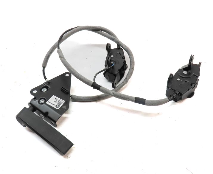 Thumbnail 2: 10 BMW X5 E70 FRONT HOOD LID LOWER SAFETY CATCH HOOK RELEASE HANDLE LATCH SET/3