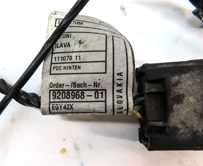 Thumbnail 4: 10 BMW X5 (E70) REAR PARK ASSIST PDC DISTANCE CONTROL WIRE SENSOR SET/4 (Black)