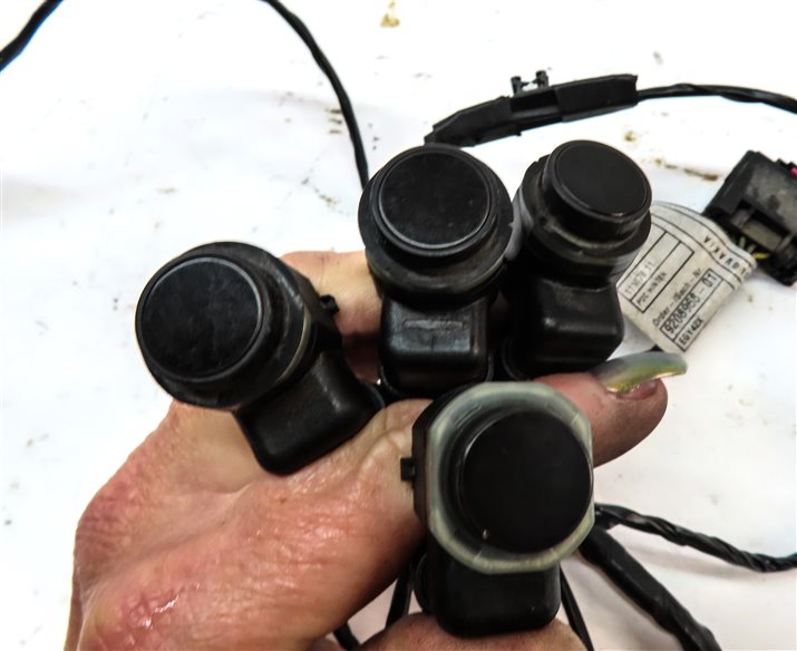 Thumbnail 5: 10 BMW X5 (E70) REAR PARK ASSIST PDC DISTANCE CONTROL WIRE SENSOR SET/4 (Black)