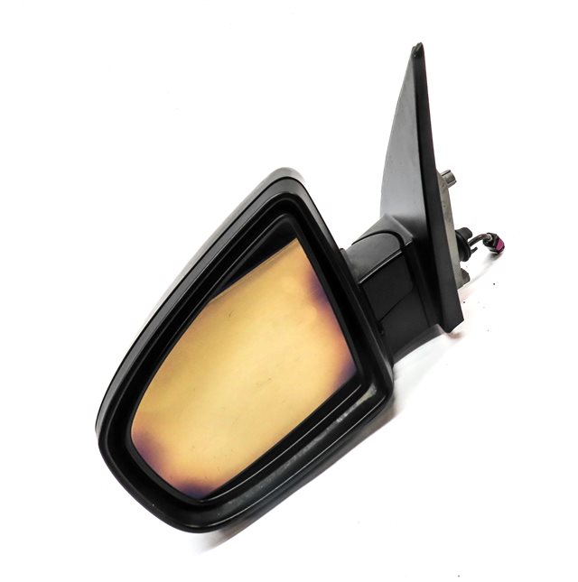 Thumbnail 3: 2007-2013 BMW X5 (E70) LEFT DRIVER P-FOLD AUTO DIM HEATED DOOR MIRROR (Black)