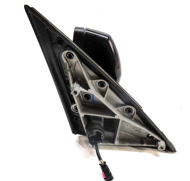 Thumbnail 4: 2007-2013 BMW X5 (E70) LEFT DRIVER P-FOLD AUTO DIM HEATED DOOR MIRROR (Black)