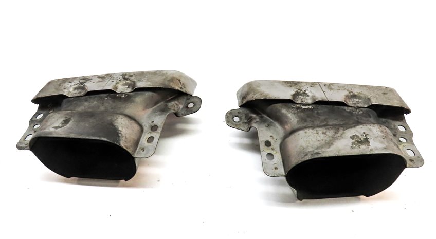 Thumbnail 4: 2013-2014 MERCEDES BENZ GL450 (X166) LEFT & RIGHT MUFFLER PIPE EXHAUST TIP SET-2