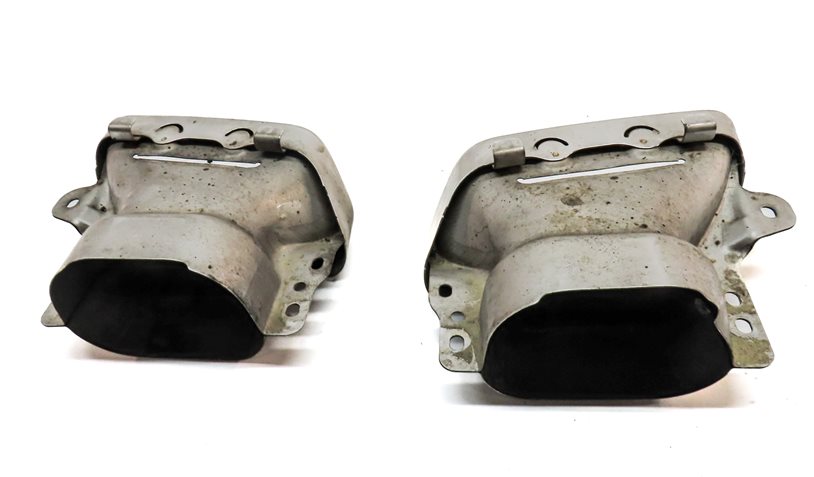 Thumbnail 6: 2013-2014 MERCEDES BENZ GL450 (X166) LEFT & RIGHT MUFFLER PIPE EXHAUST TIP SET-2