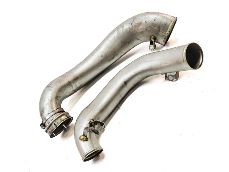 Thumbnail 3: 2014 MERCEDES GL450 (X166) 4.6L TWIN TURBO ENGINE RIGHT AIR INTAKE PIPE SET-2