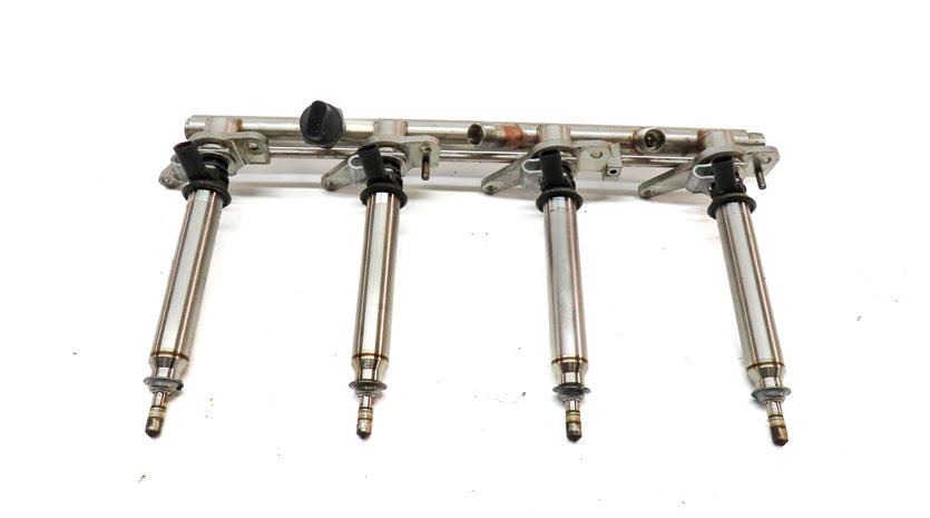 Thumbnail 4: 2014 MERCEDES GL450 (X166) 4.6L ENGINE LEFT & RIGHT FUEL RAIL SET w/ INJECTORS