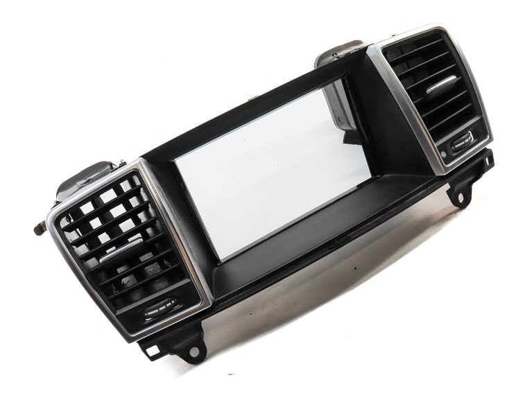 Thumbnail 3: 2014 MERCEDES GL450 (X166) FRONT CENTER DASH HEATER AIR VENT SET w/ SCREEN TRIM