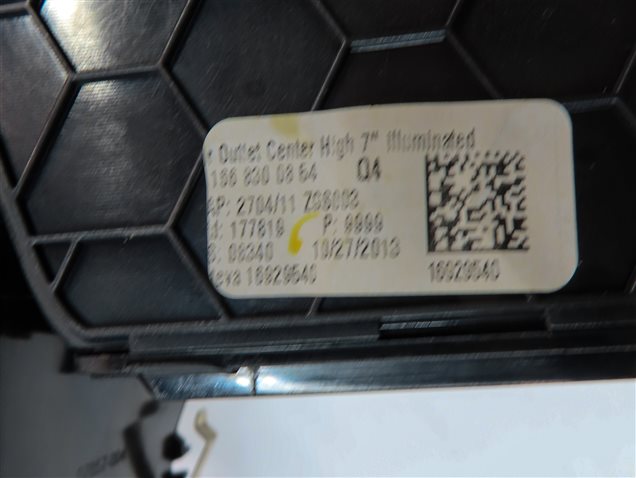 Thumbnail 8: 2014 MERCEDES GL450 (X166) FRONT CENTER DASH HEATER AIR VENT SET w/ SCREEN TRIM