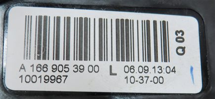 Thumbnail 6: 12-18 CLA G GL ML C117 W166 W242 W463 X166 FRONT LEFT DRIVER MEMORY SEAT SWITCH