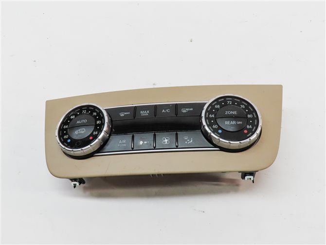 Thumbnail 2: 14-19 MERCEDES GL GLS (X166 W166) FRONT HEATER AC CLIMATE CONTROL & TRIM (BEIGE)