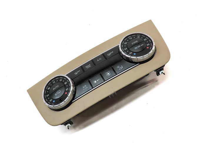 Thumbnail 3: 14-19 MERCEDES GL GLS (X166 W166) FRONT HEATER AC CLIMATE CONTROL & TRIM (BEIGE)