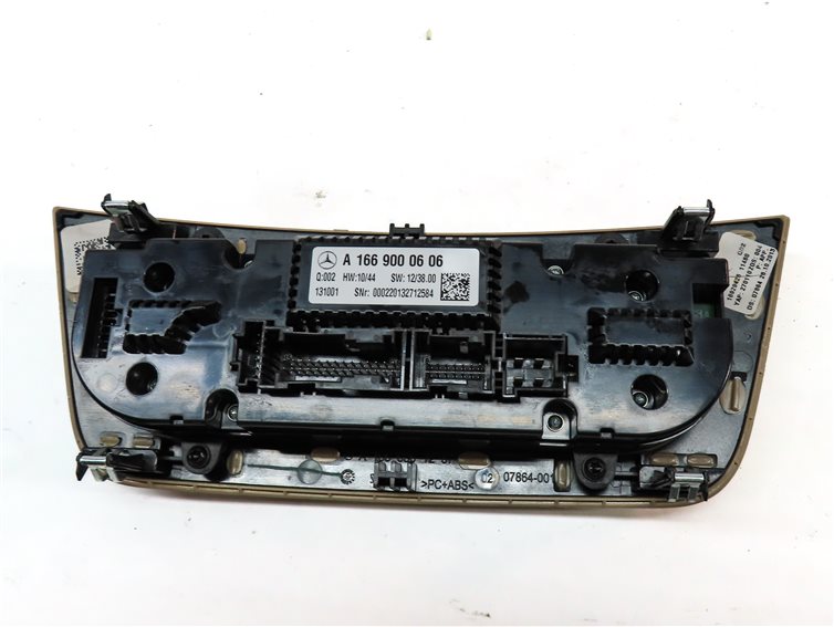 Thumbnail 5: 14-19 MERCEDES GL GLS (X166 W166) FRONT HEATER AC CLIMATE CONTROL & TRIM (BEIGE)