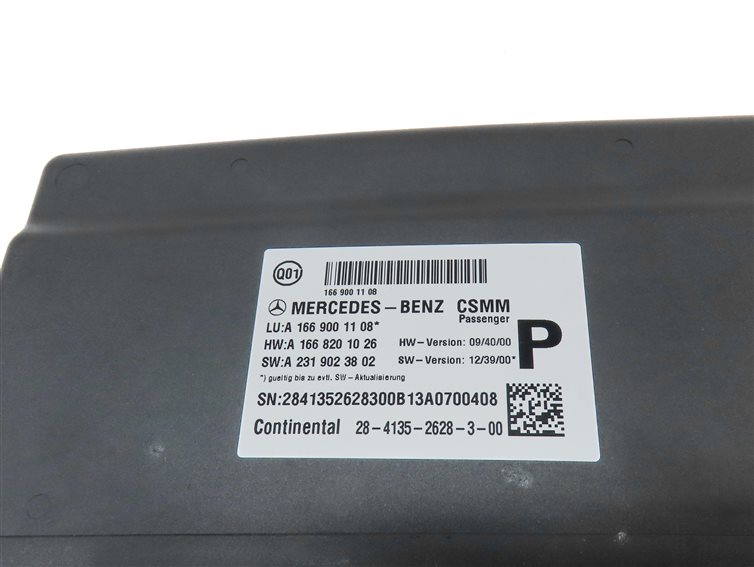 Thumbnail 6: 2014 MERCEDES GL450 (X166) FRONT RIGHT PASSENGER SEAT CONTROL MODULE