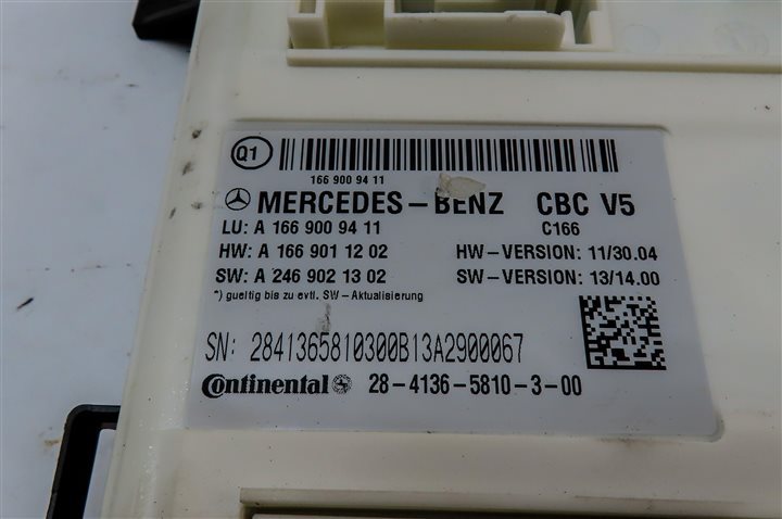 Thumbnail 5: 14-16 MERCEDES GL ML (W166 X166) FRONT SIGNAL ACQUISITION CONTROL MODULE SAM