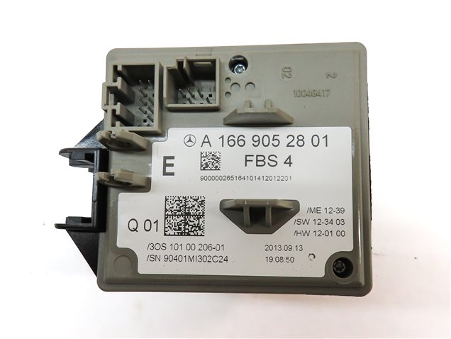 Thumbnail 4: 2014 MERCEDES GL ML CLASS (W166 X166) FRONT DASH IGNITION SWITCH KEY MODULE