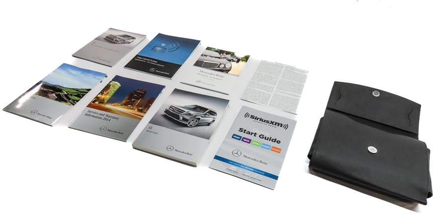 2014 MERCEDES GL450 (X166) OWNERS MANUAL SERVICE BOOK BOOKLET GUIDE SET w/ CASE