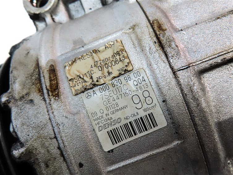 Thumbnail 8: 2014-2015 MERCEDES GL450 GL550 GL63 (X166) 4.6L ENGINE A/C AIR COMPRESSOR PUMP