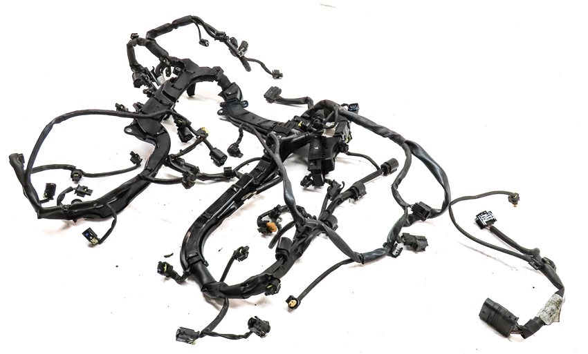 2014 MERCEDES GL450 (X166) 4.6L TWIN TURBO ENGINE WIRE WIRING HARNESS LOOM