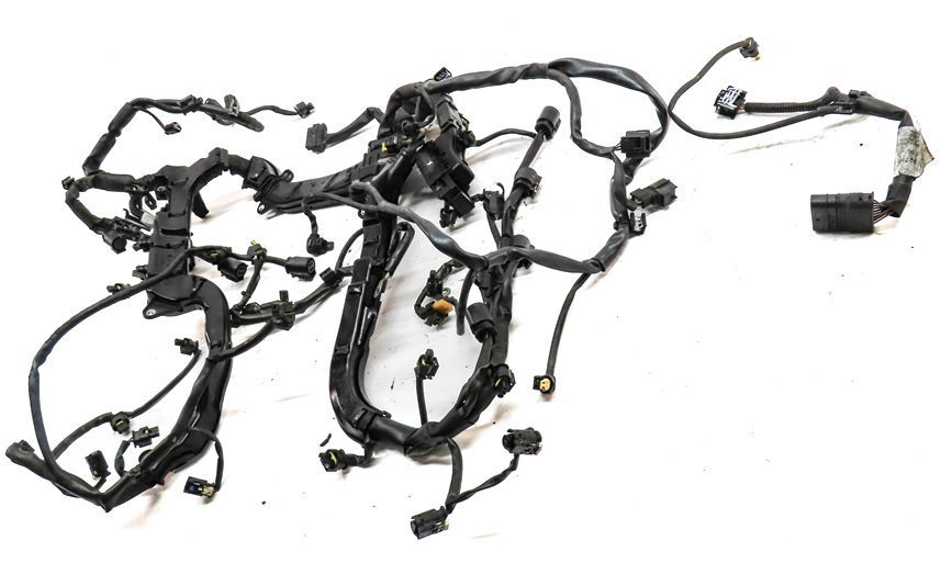 Thumbnail 2: 2014 MERCEDES GL450 (X166) 4.6L TWIN TURBO ENGINE WIRE WIRING HARNESS LOOM