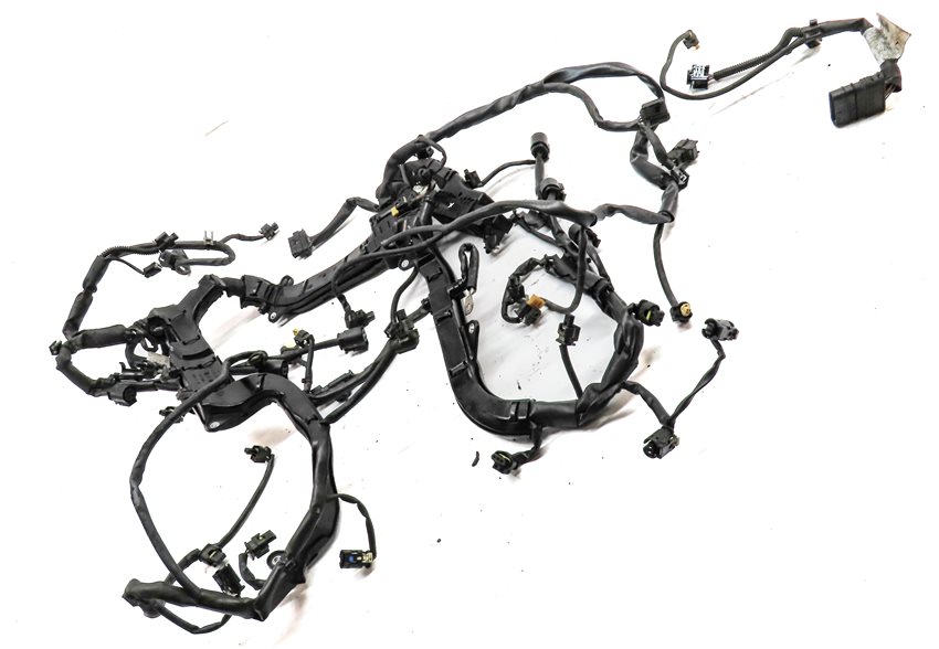 Thumbnail 3: 2014 MERCEDES GL450 (X166) 4.6L TWIN TURBO ENGINE WIRE WIRING HARNESS LOOM