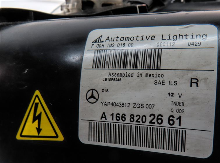 Thumbnail 8: 2013-2016 MERCEDES GL350 GL450 GL550 (X166) RIGHT XENON HID HEADLIGHT LIGHT LAMP