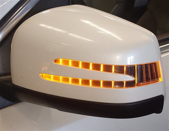 Thumbnail 3: 12-16 MERCEDES GL450 GL550 ML350 (W166 X166) LEFT BLIND SPOT MIRROR (White)