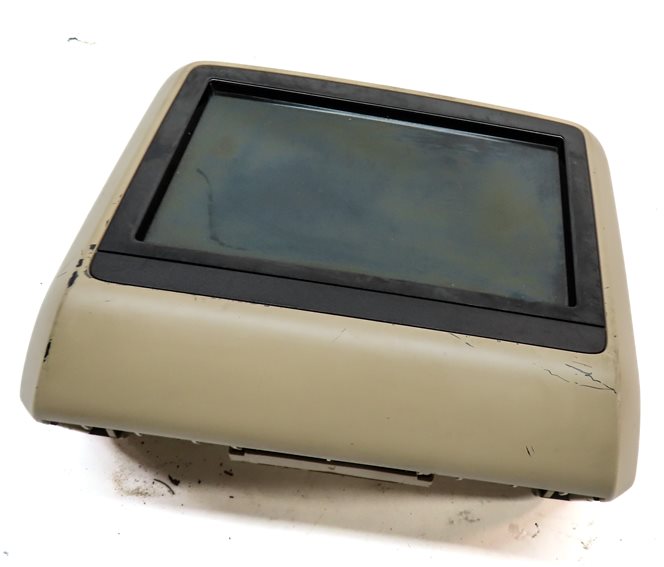 Thumbnail 8: 11-19 MERCEDES E GL ML S CLASS REAR DVD HEADREST SCREEN w/ REMOTE (Beige)